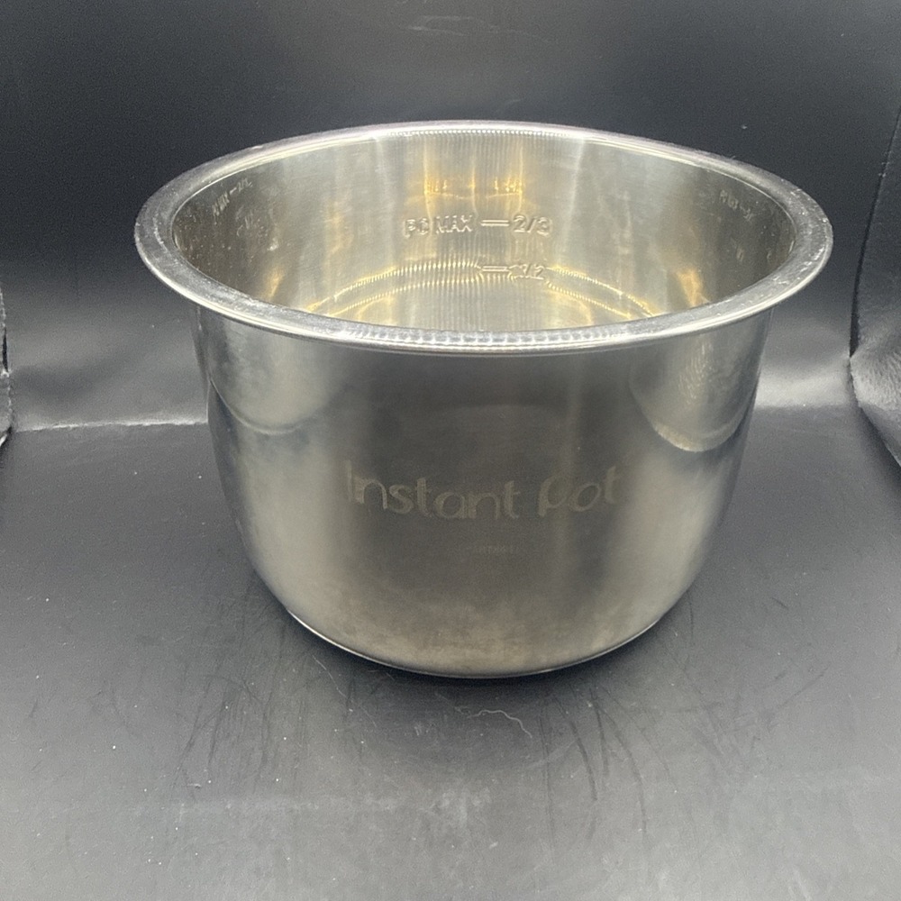 Instant Pot Duo Nova 60 Pressure Cooker Inner Pot 6qt OEM Part AB18441 Silver